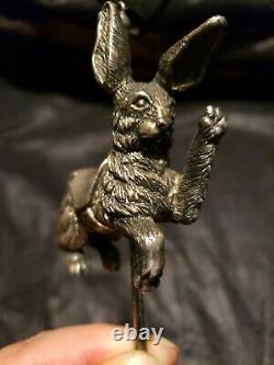Cazenovia sterling Silver Christmas Ornament Carousel Rabbit