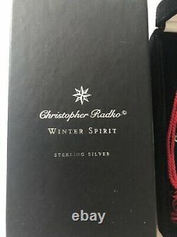 Christipher Radko Sterling Silver Winter Spirit Ornament Ltd Edition Brand New