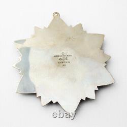 Christmas Ornament Snowflake Sterling Silver Gorham 1993