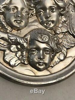 Christmas Ornament Sterling Silver GORHAM 1991 BAROQUE ANGELS New In Box