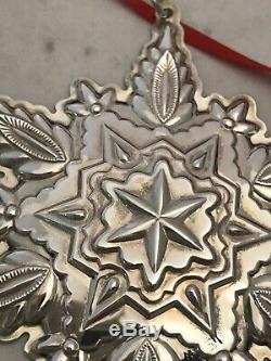 Christmas Ornament Sterling Silver GORHAM 1999 Snowflake New In Box