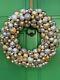 Christmas Ornament Wreath Gold and Silver 20