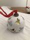 Christmas Snowball Ornament ceramic/light up