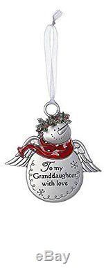 Christmas Snowmen Ornaments -To my Granddaughter with love, New