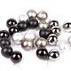 Christmas Tree Hanging Bauble Decorations (60mm) 25 x Assorted Black / Silver