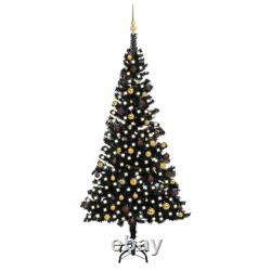Christmas Tree Holiday Artificial Xmas Tree with LEDs and Ball Set PVC vidaXL
