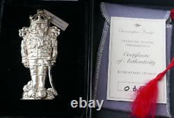 Christopher Radko Sterling Limited Edition Boxed Christmas Guard Ornament