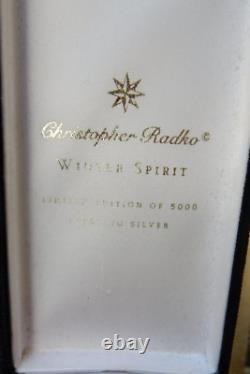 Christopher Radko Sterling Silver Winter Spirit Limited numbered Edition 1997