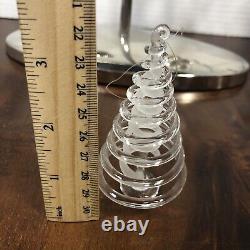 Crate & Barrel Christmas Ornament Centerpiece With 10 Ornaments Rare Discontinued