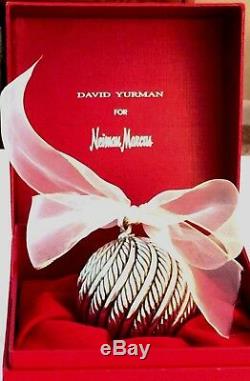 David Yurman Ornament Sterling Silver in Original Box a Rare X-mas Collectible