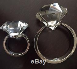 Diamond Ring (lot of 2) Ornaments or Decorations