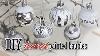 Diy Hand Painted Christmas Baubles Easy To Make Ornaments