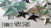 Diy One Minute Paper Star Christmas Ornaments