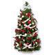 Doll House Shoppe Lighted Silver Red Ultimate Christmas Tree dhs49233 Miniature