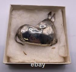 Ed Gray Metal Sculptor Sterling Silver the Small Donkey Ornament