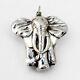 Elephant Baby Rattle Christmas Ornament Sterling Silver