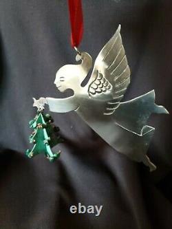 Emilia Castillo Sterling silver Christmas Ornament Angel Tree