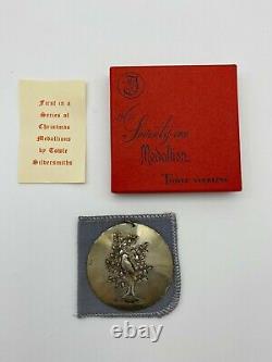 First Edition Christmas Ornament Towle Silversmiths Sterling Silver 1971