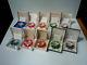 Franklin Mint Christmas Ornaments Sterling Silver and Lucite LOT of 10 Ornaments