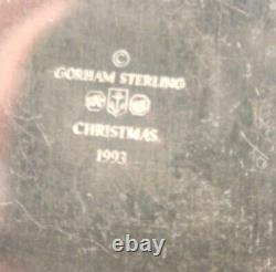 GORHAM 1990 1991 1992 1993 1994 Sterling Silver Snowflake Christmas Ornaments