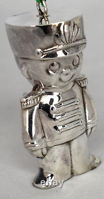 Galmer Sterling Silver Toy Soldier Christmas Ornament Nut Cracker Guard