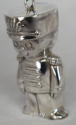 Galmer Sterling Silver Toy Soldier Christmas Ornament Nut Cracker Guard