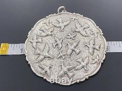 Gianmaria Buccellati Italy Sterling Silver 925 2003 Doves Of Peace Ornament