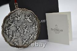 Gianmarie Buccellati Sterling Silver Peace Doves Christmas Ornament