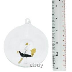 GlassOfVenice Murano Glass Gondola Christmas Ornament