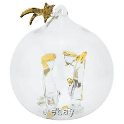 GlassOfVenice Murano Glass Nativity Scene Christmas Ornament