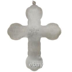 Gorham 00 Sterling Silver Christmas Ornament Buttercup Cross Christian Religious