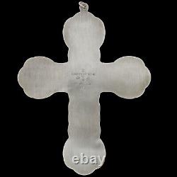 Gorham 00 Sterling Silver Christmas Ornament Buttercup Cross Christian Religious