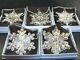 Gorham 1970 1971 1972 1973 and 1974 Sterling Snowflake Christmas Ornaments