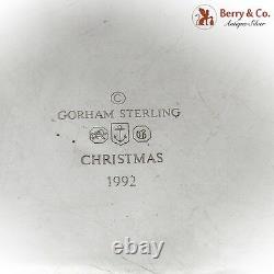 Gorham 1992 Christmas Ornament Sterling Silver