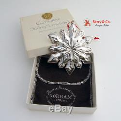 Gorham 2002 Christmas Ornament Sterling Silver