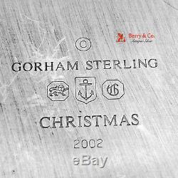 Gorham 2002 Christmas Ornament Sterling Silver