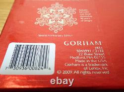 Gorham 2009 Sterling Silver Snowflake Ornament, 40th Special Anniversary Edition