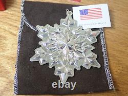 Gorham 2010 Sterling Silver Snowflake Ornament, 41St Annual Edition