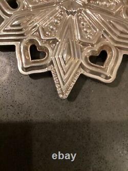 Gorham 2015 Sterling Silver Snowflake Ornament, 46th year No Box