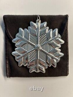 Gorham 2017 STERLING Silver 48th Annual Edition Snowflake Ornament
