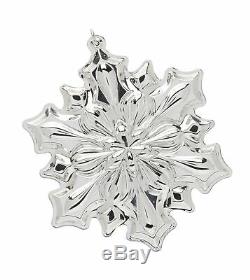 Gorham 2018 Snowflake Sterling Silver Christmas Holiday Ornament, 49th Edition