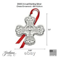 Gorham 2022 Annual Cross Ornament 9th. Ed. Brand New in Box