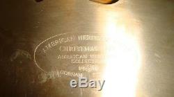 Gorham Amer. Her. Soc. Sterling Silver 1989 American Eagle Christmas Ornament