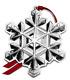 Gorham Annual Sterling Snowflake Ornament 2024, 55th Edition NIB