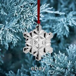 Gorham Annual Sterling Snowflake Ornament 2024, 55th Edition NIB