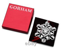 Gorham Annual Sterling Snowflake Ornament 2024, 55th Edition NIB