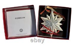 Gorham Ornament 50th Anniversary Sterling Silver Snowflake Collectibles NEW