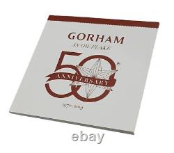 Gorham Ornament 50th Anniversary Sterling Silver Snowflake Collectibles NEW