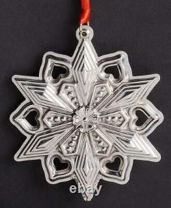 Gorham Silver Snowflake Ornament 2015-Sterling Snowflake 3 Ht Boxed 10585682