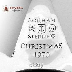 Gorham Snowflake Christmas Ornament Sterling Silver 1970